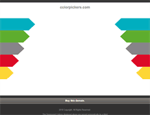 Tablet Screenshot of colorpickers.com